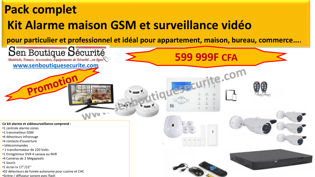 Transmetteur D'alarme GSM Professionnel JR Seguridad – Haute Sécurité – NEUF